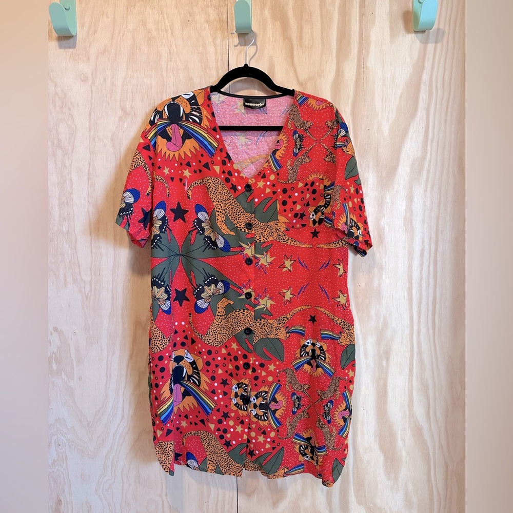 Nooworks Andie Dress in Pride Tiger